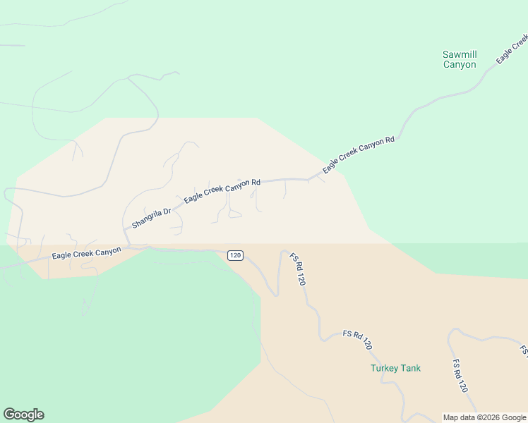 map of restaurants, bars, coffee shops, grocery stores, and more near Eagle Creek Canyon in Alto