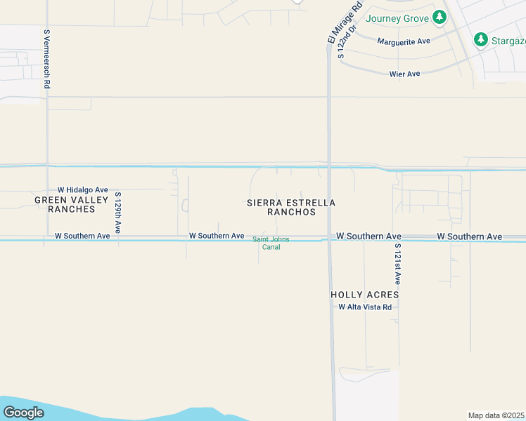 map of restaurants, bars, coffee shops, grocery stores, and more near 12507 West Hidalgo Avenue in Avondale