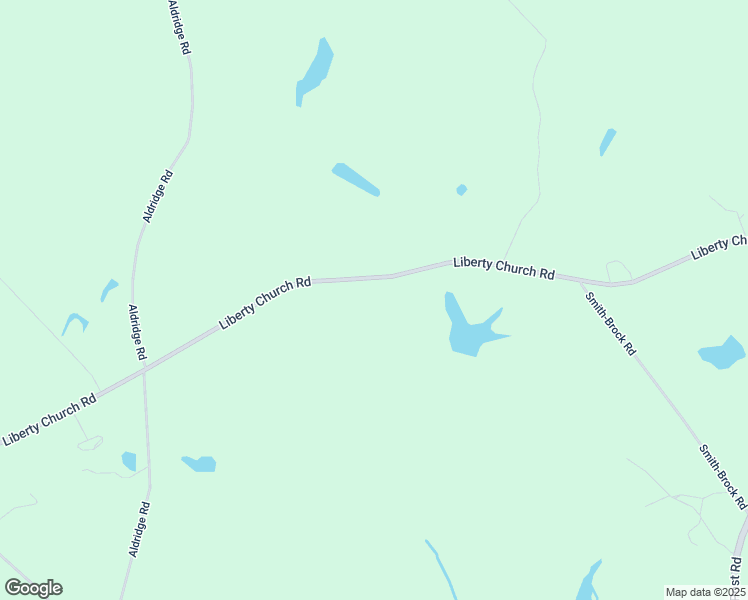 map of restaurants, bars, coffee shops, grocery stores, and more near 1545 Liberty Church Road in Monticello