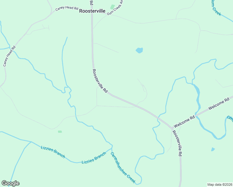 map of restaurants, bars, coffee shops, grocery stores, and more near 4315 Roosterville Road in Roopville