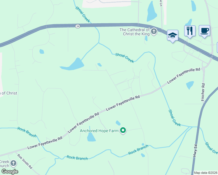 map of restaurants, bars, coffee shops, grocery stores, and more near 105 Delta Court in Sharpsburg
