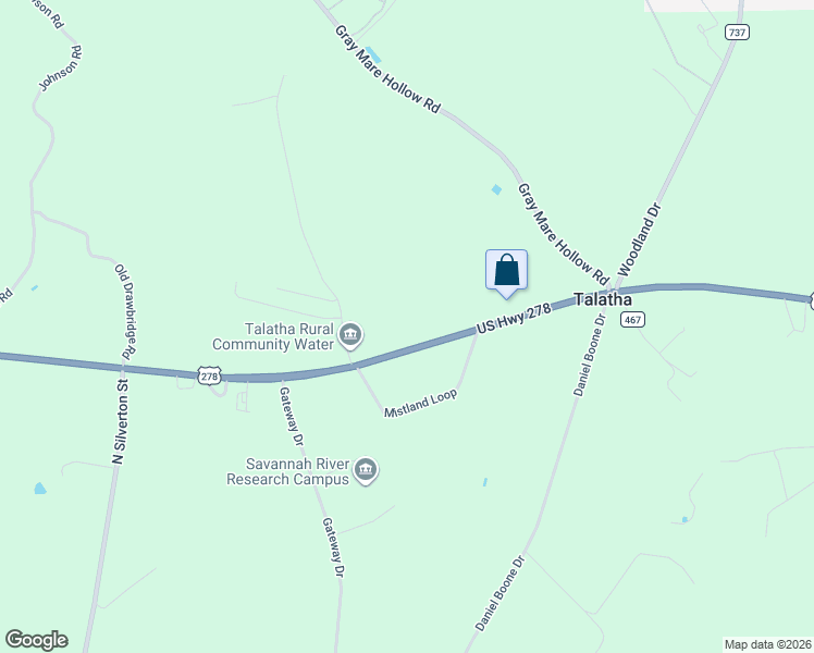 map of restaurants, bars, coffee shops, grocery stores, and more near 2187 Williston Road in Aiken