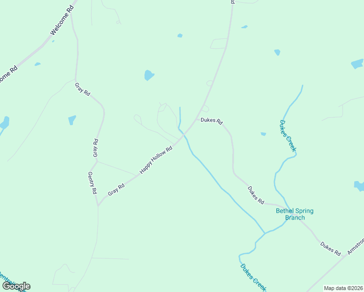 map of restaurants, bars, coffee shops, grocery stores, and more near 1615 Happy Hollow Road in Roopville