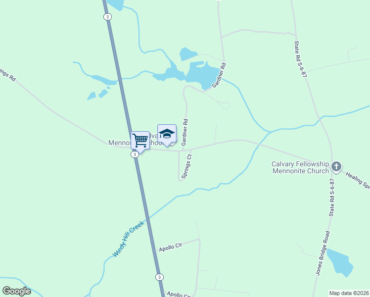 map of restaurants, bars, coffee shops, grocery stores, and more near 282 Gardner Road in Blackville