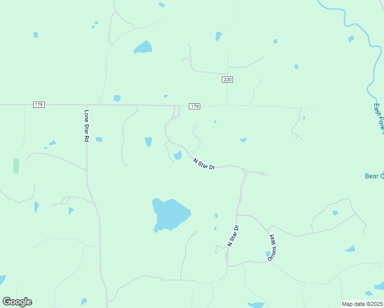 map of restaurants, bars, coffee shops, grocery stores, and more near 2845 Bear Creek in Celina
