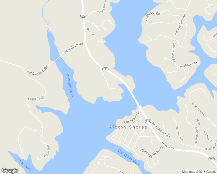 map of restaurants, bars, coffee shops, grocery stores, and more near 155 Waters Bridge Circle in Covington