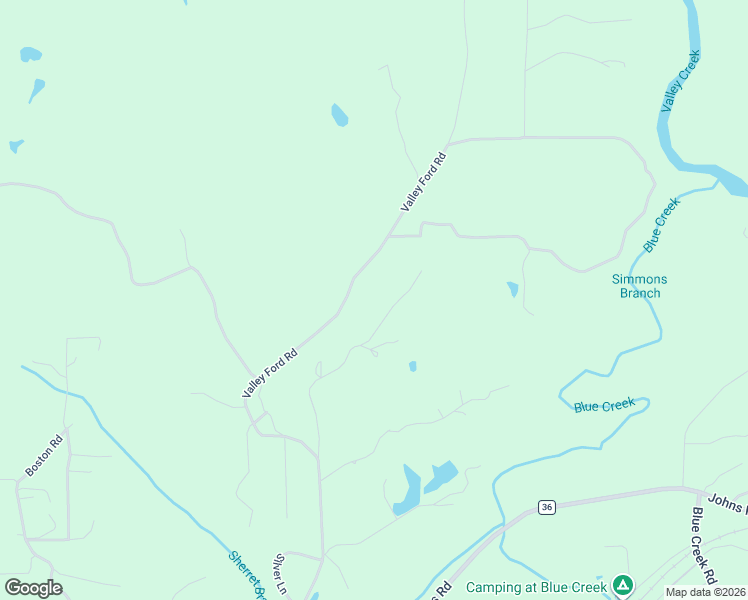 map of restaurants, bars, coffee shops, grocery stores, and more near 3900 Valley Ford Road in Adger