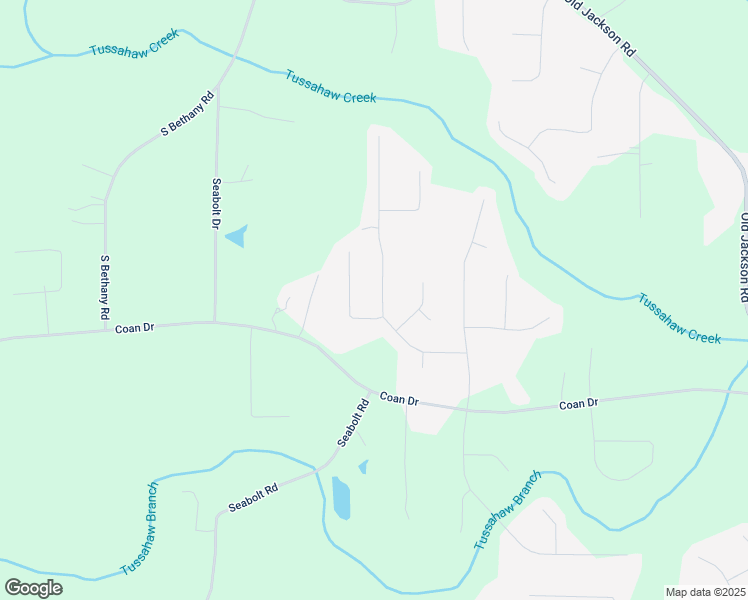 map of restaurants, bars, coffee shops, grocery stores, and more near 900 Besse Way in Locust Grove