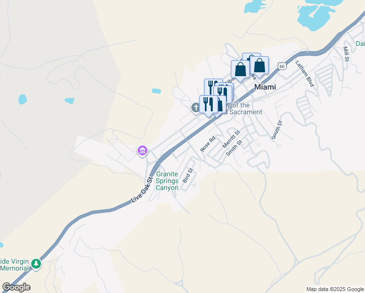 map of restaurants, bars, coffee shops, grocery stores, and more near 164 Reppy Avenue in Miami