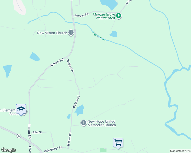 map of restaurants, bars, coffee shops, grocery stores, and more near 134 Clark Road in Fayetteville