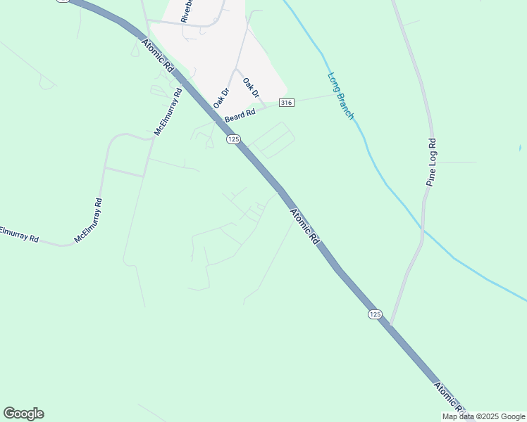 map of restaurants, bars, coffee shops, grocery stores, and more near Cedar Knoll in Beech Island