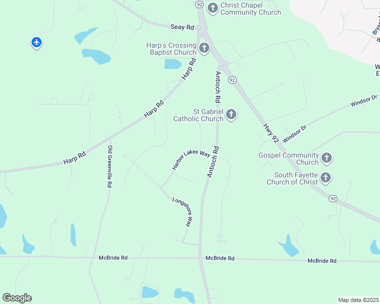 map of restaurants, bars, coffee shops, grocery stores, and more near 133 Harbor Lakes Way in Fayetteville