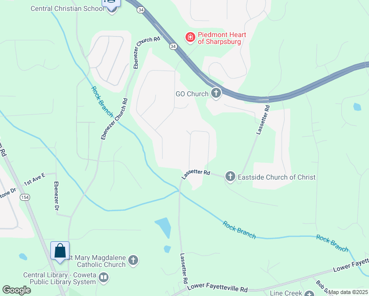 map of restaurants, bars, coffee shops, grocery stores, and more near 145 Manor Circle in Sharpsburg
