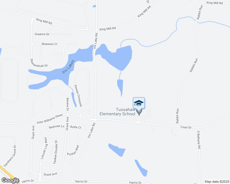 map of restaurants, bars, coffee shops, grocery stores, and more near 1259 Iris Lake Road in McDonough