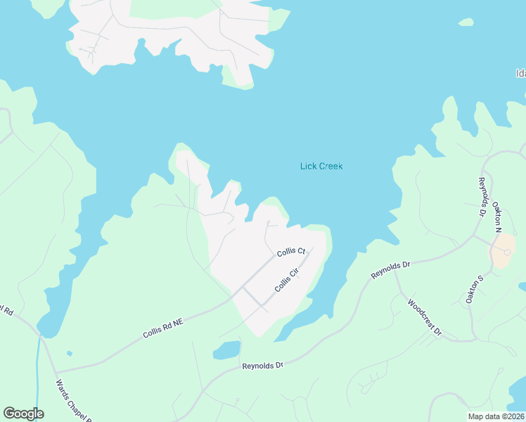 map of restaurants, bars, coffee shops, grocery stores, and more near 194 Collis Circle in Eatonton