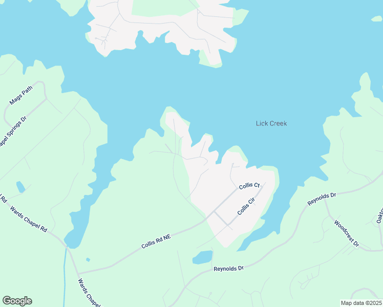 map of restaurants, bars, coffee shops, grocery stores, and more near 101 South Bay Road in Eatonton