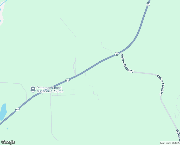 map of restaurants, bars, coffee shops, grocery stores, and more near 16855 Alabama 69 in Northport