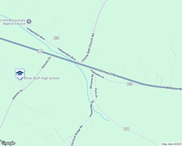 map of restaurants, bars, coffee shops, grocery stores, and more near 120 Palisades Drive in Aiken