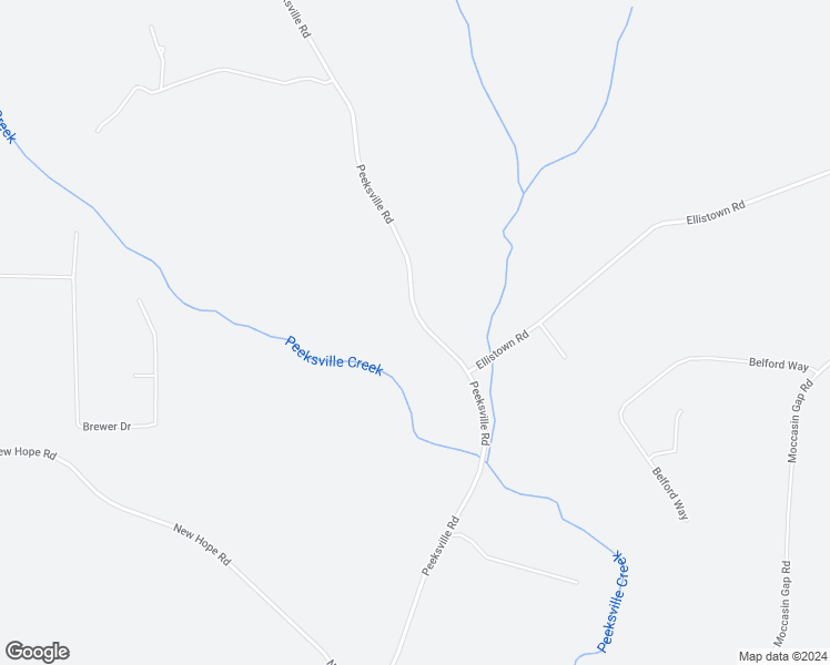 map of restaurants, bars, coffee shops, grocery stores, and more near 4299 Peeksville Road in McDonough