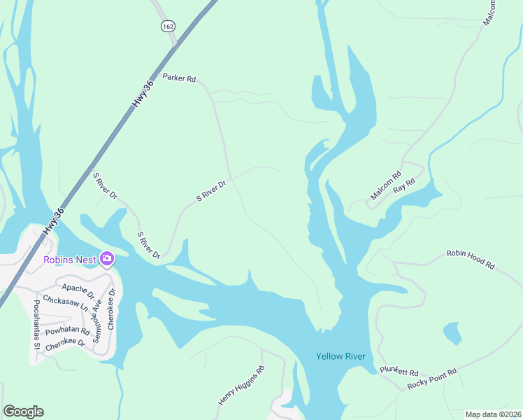 map of restaurants, bars, coffee shops, grocery stores, and more near 355 Parker Road in Covington