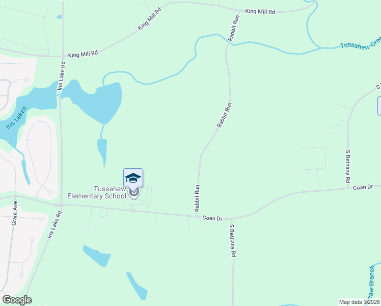 map of restaurants, bars, coffee shops, grocery stores, and more near 433 Rabbit Run in McDonough