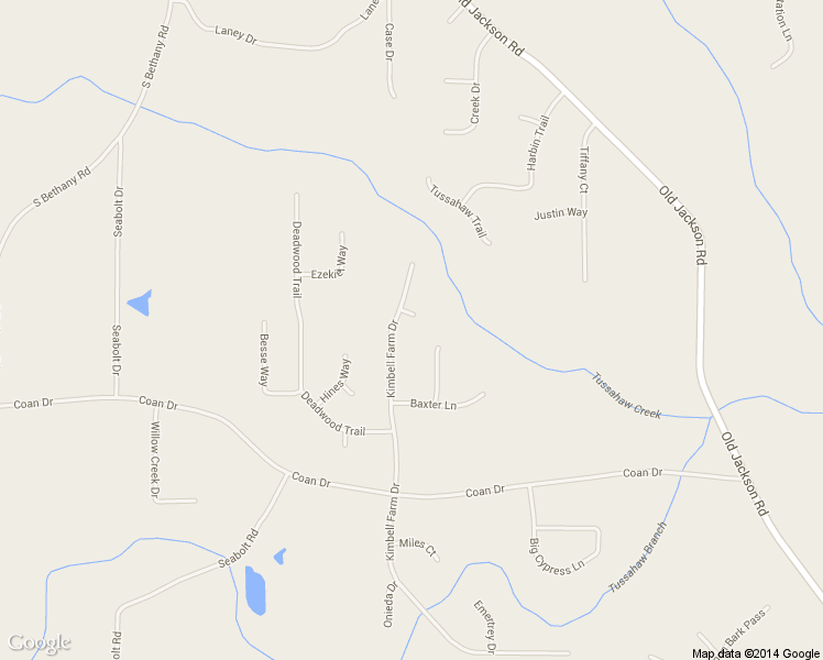 map of restaurants, bars, coffee shops, grocery stores, and more near 410 Kimbell Way in Locust Grove