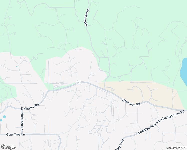 map of restaurants, bars, coffee shops, grocery stores, and more near 1335 Sunny Heights Road in Fallbrook