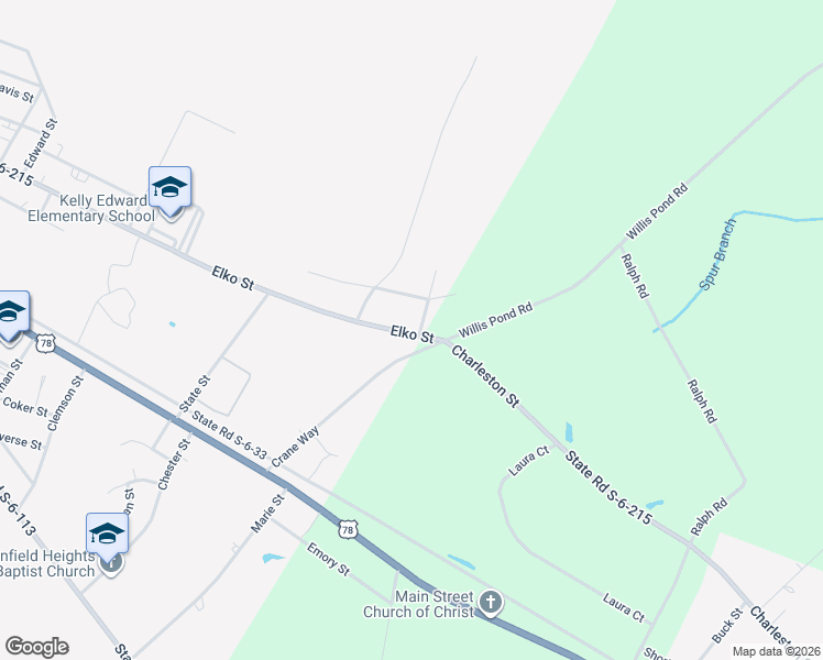 map of restaurants, bars, coffee shops, grocery stores, and more near 1014 Elko Street in Williston