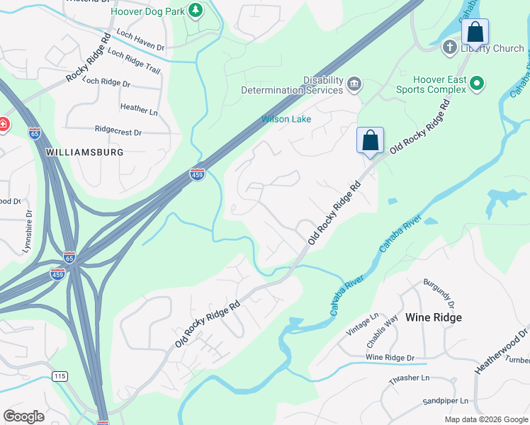 map of restaurants, bars, coffee shops, grocery stores, and more near 3766 White Lane in Birmingham