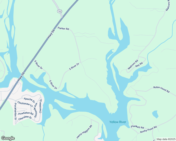 map of restaurants, bars, coffee shops, grocery stores, and more near 355 Parker Road in Covington