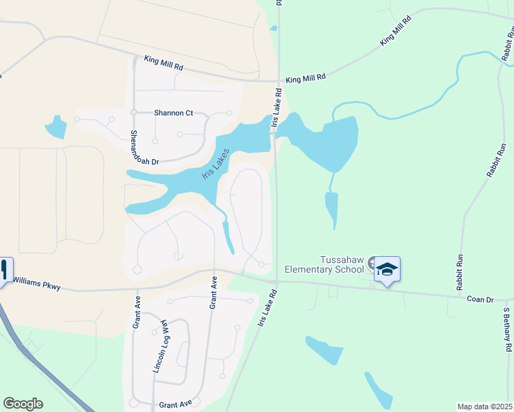 map of restaurants, bars, coffee shops, grocery stores, and more near 9077 Dawes Crossing in McDonough