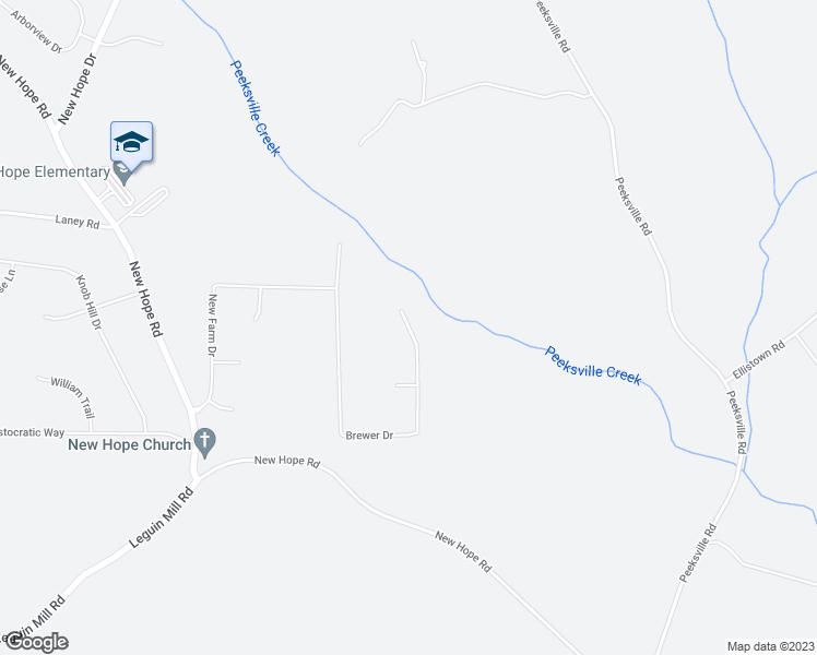 map of restaurants, bars, coffee shops, grocery stores, and more near 573 Brewer Drive in Locust Grove