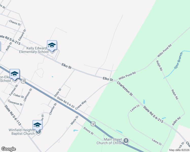 map of restaurants, bars, coffee shops, grocery stores, and more near 916 State Road S-6-215 in Williston