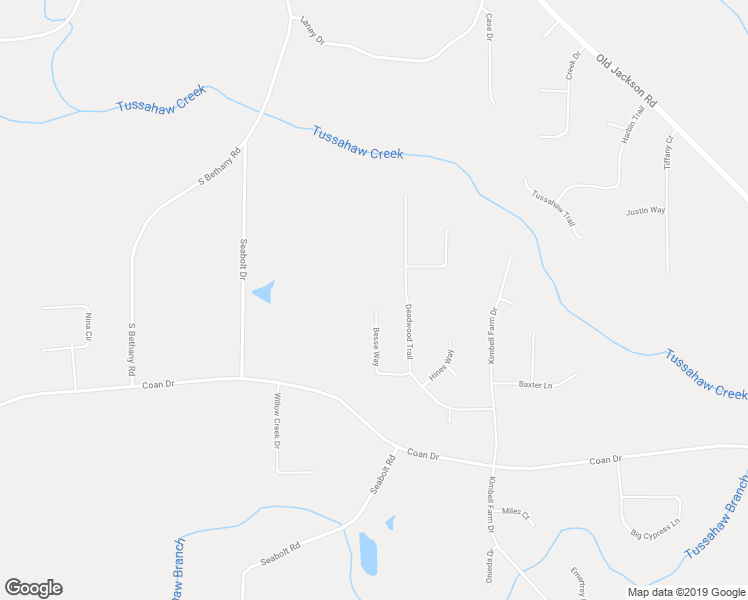 map of restaurants, bars, coffee shops, grocery stores, and more near 950 Besse Way in Locust Grove