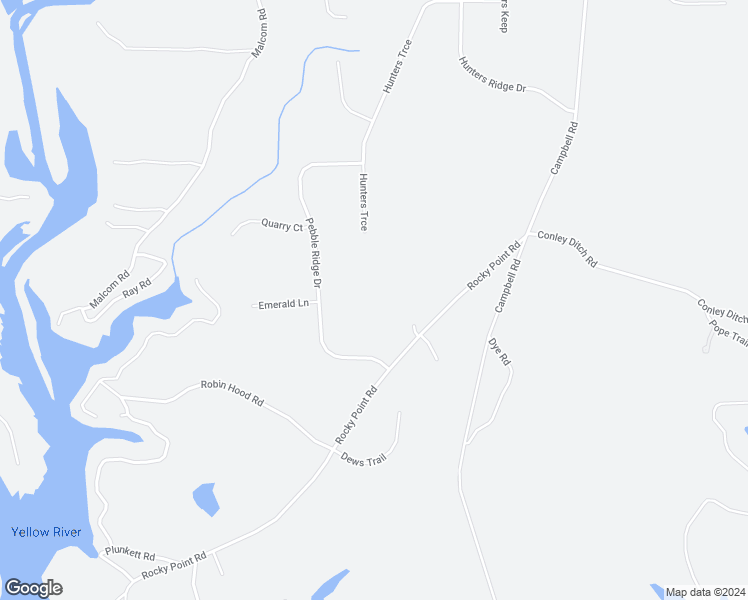 map of restaurants, bars, coffee shops, grocery stores, and more near 240 Rocky Point Road in Covington