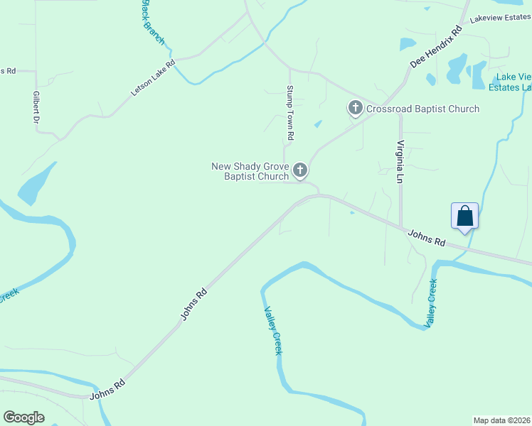 map of restaurants, bars, coffee shops, grocery stores, and more near 6163 Johns Road in Bessemer