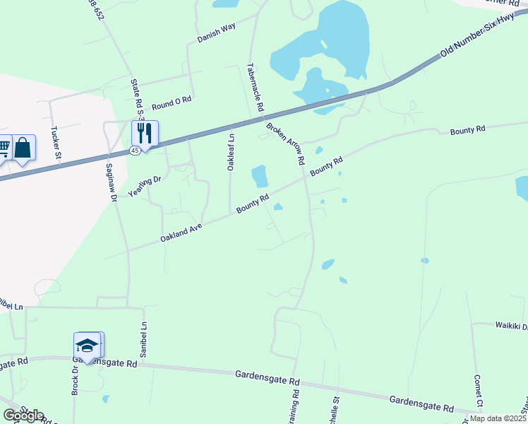map of restaurants, bars, coffee shops, grocery stores, and more near 331 Bounty Road in Eutawville