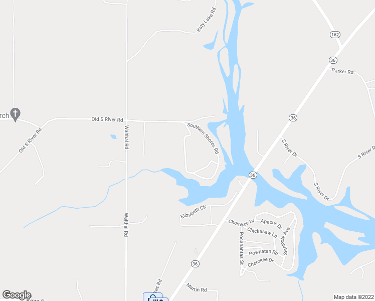 map of restaurants, bars, coffee shops, grocery stores, and more near 137 Southern Shores Road in Jackson