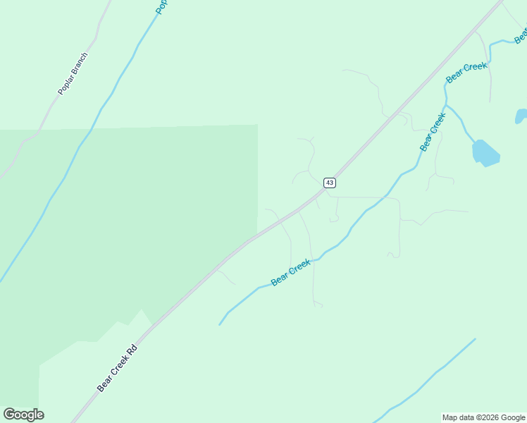 map of restaurants, bars, coffee shops, grocery stores, and more near 4253 Bear Creek Road in Sterrett