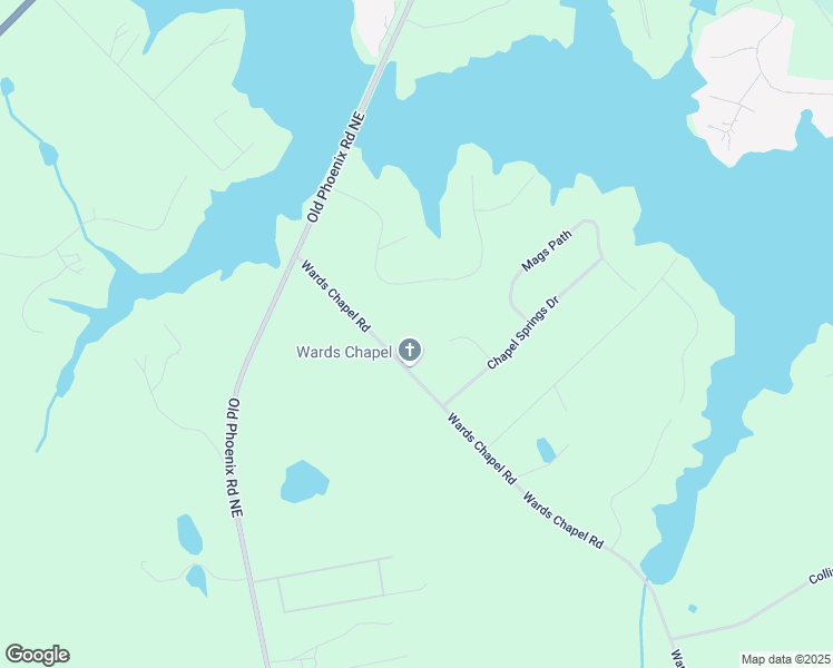 map of restaurants, bars, coffee shops, grocery stores, and more near 656 Wards Chapel Road in Eatonton