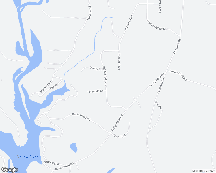 map of restaurants, bars, coffee shops, grocery stores, and more near 160 Pebble Ridge Drive in Covington