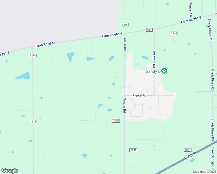 map of restaurants, bars, coffee shops, grocery stores, and more near 4979 Trexler Road in Texarkana