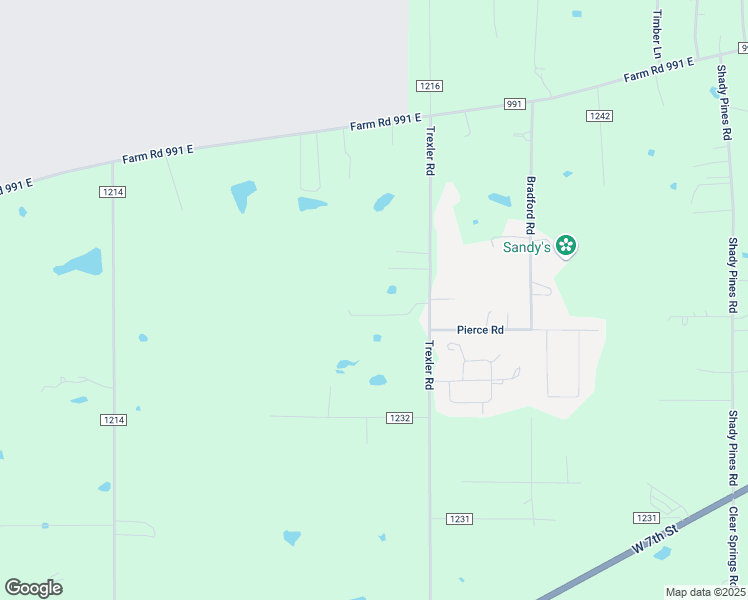 map of restaurants, bars, coffee shops, grocery stores, and more near 4979 Trexler Road in Texarkana