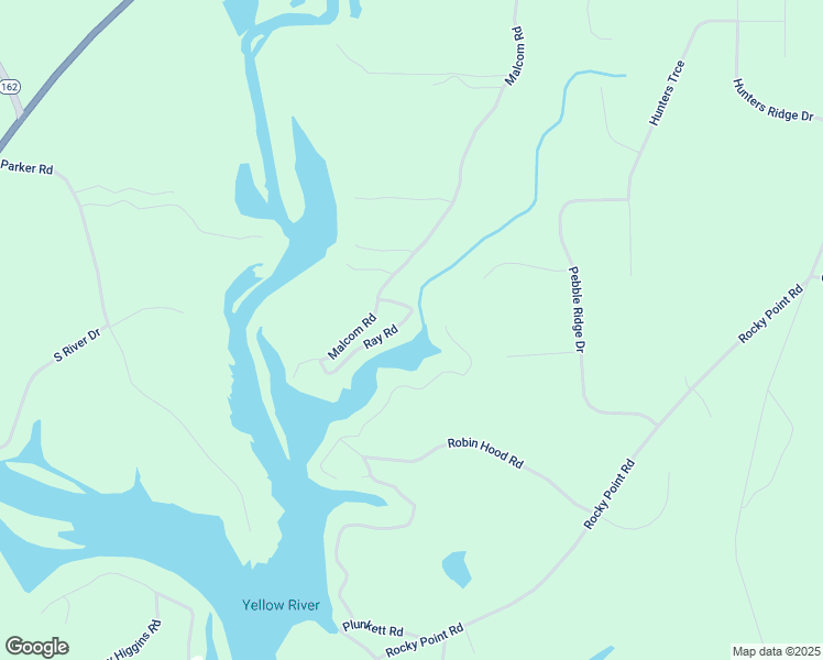map of restaurants, bars, coffee shops, grocery stores, and more near 45 Ray Road in Covington