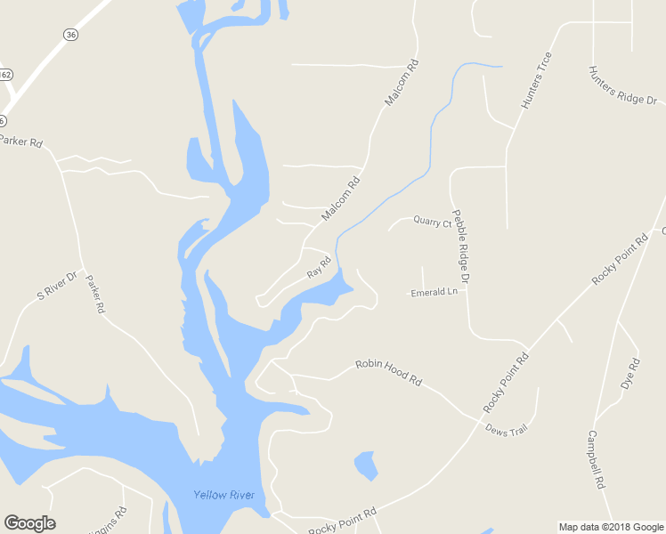 map of restaurants, bars, coffee shops, grocery stores, and more near 45 Ray Road in Covington