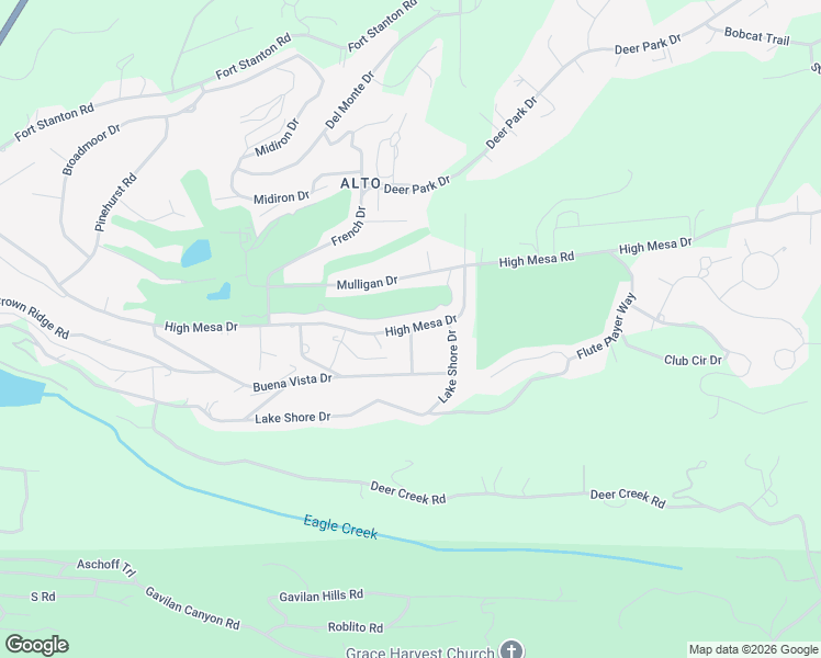 map of restaurants, bars, coffee shops, grocery stores, and more near 114 Mesa Vista Way in Lincoln County