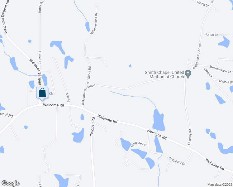 map of restaurants, bars, coffee shops, grocery stores, and more near 217 Welcome Arnco Road in Newnan