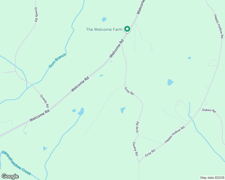 map of restaurants, bars, coffee shops, grocery stores, and more near 11 Avery Road in Roopville
