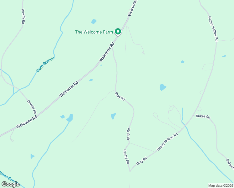 map of restaurants, bars, coffee shops, grocery stores, and more near 464 Gray Road in Roopville