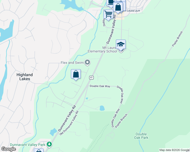 map of restaurants, bars, coffee shops, grocery stores, and more near 6710 Double Oak Court in Birmingham
